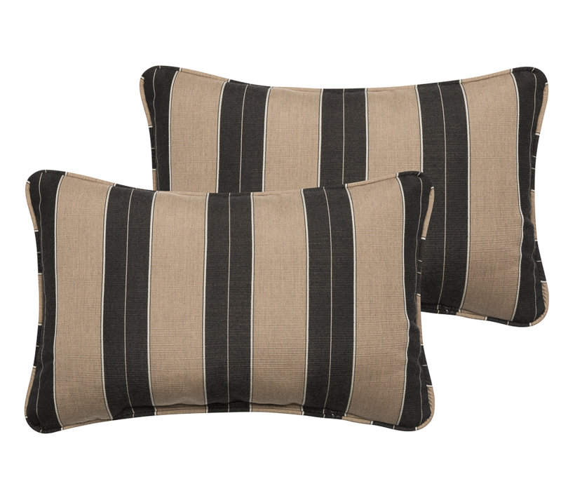 Coussin lombaire intérieur / extérieur Stella, H 12 po x l 24 po
