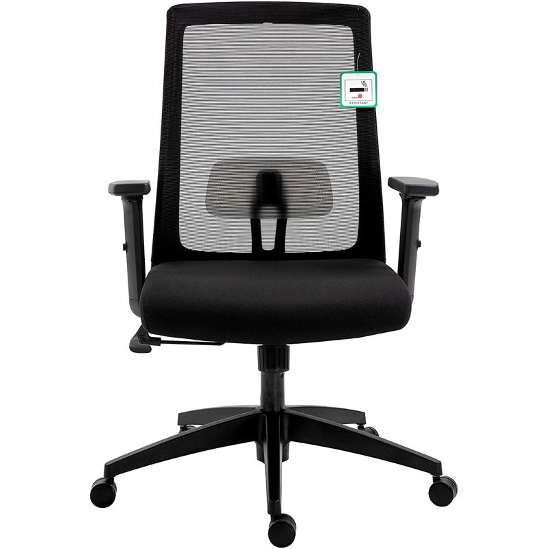 Kiska Mesh Office Chair, Black, Low Back