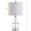 Mini lampe de table DEL en verre 20 po Alper-70773695