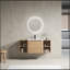 Meuble-lavabo mural 48 po à fermeture en douceur avec tablettes-1529600736