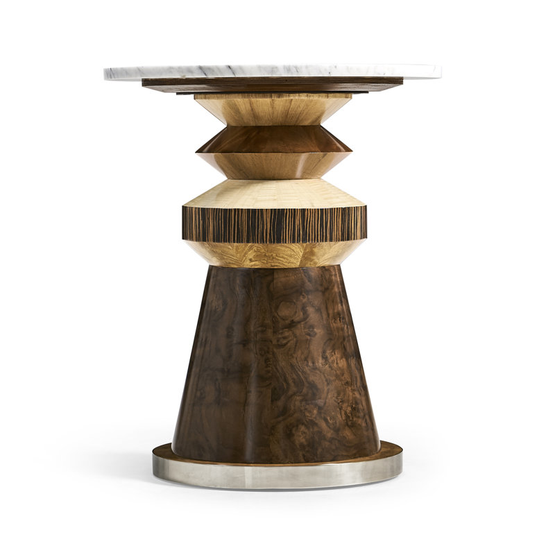 Rook Marble Top End Table