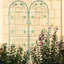 Ensemble de 4 treillis de jardin en métal antirouille de 71 po x 19,7 po, pour soutenir les plantes à l'extérieur, dos de fleurs - assemblage sans effort, ensemble de construction en fer 19,7 po, plantes grimpantes à l'extérieur, pilier simple