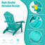 Chaise Adirondack pliante TALE avec repose-pieds escamotable avec porte-gobelet TALE Chaise Ban On Amazon-1733937005