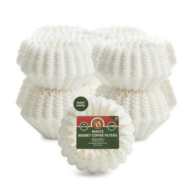 2000 Size 45/155 White Basket Coffee Filters
