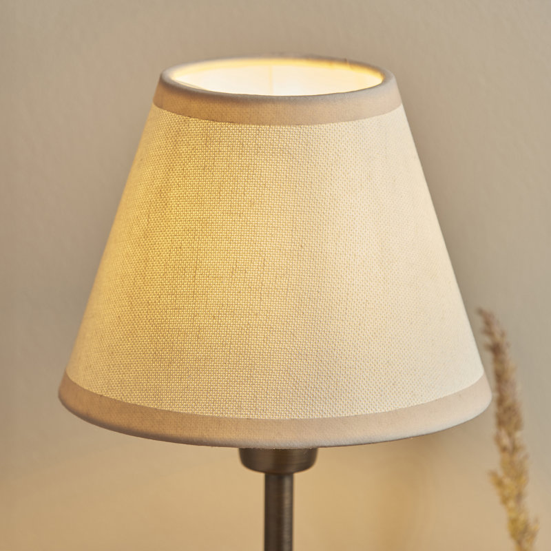 Rory Table Lamp 16cm Shade, Brown