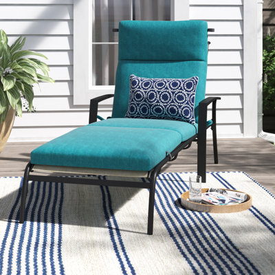 Outdoor 3'' Chaise Lounge Seat / Back Cushion