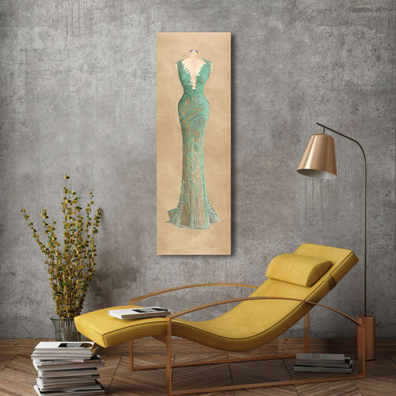 Dressed To Thrill III by Kelly Parr - Wrapped Canvas Painting, 100cm H x 35cm W x 4cm D
