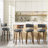 Swivel Upholstered Counter & Bar Stool-20534113-20534106