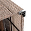 Ensemble de canapé d'extérieur en rotin PE toutes saisons 6 pièces-124920075-124920074