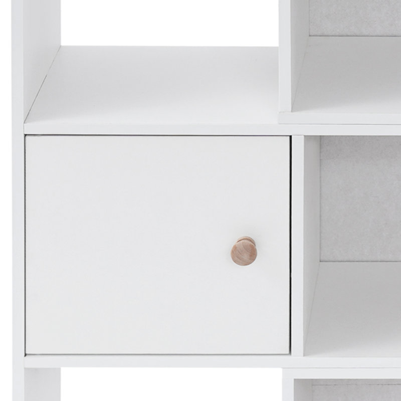 3-Tier Bookcase Bookshelf, White