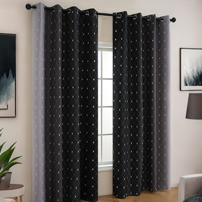 84 po x 52 po de hauteur, de rideaux occultants et isolants, convient à la chambre à coucher et au salon