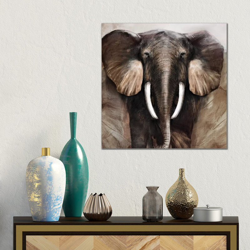 Majestic Encounter by Ruane Manning - Wrapped Canvas Gallery-Wrapped Canvas Giclée, 45.72 cm H x 45.72 cm W