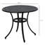 Abdulkerim Round Outdoor Bistro Table With Umbrella Hole , 90cm cm W 90cm cm D