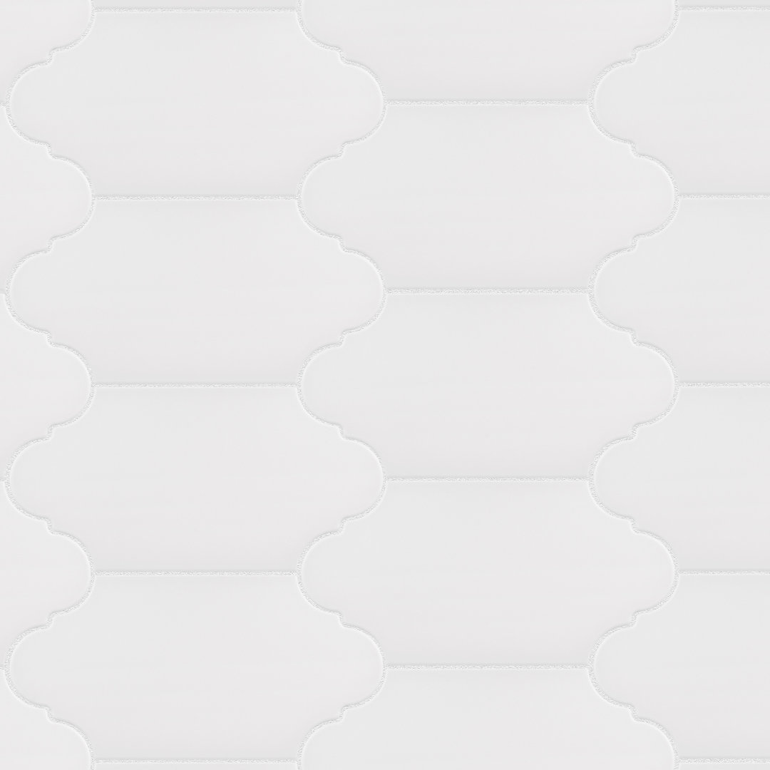 Textile Provenzal 6" x 13" Porcelain Patterned Wall & Floor Tile Merola Tile