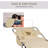 5-Position Adjustable Folding Tanning Lounge Chair with Face Hole, Waterproof Oxford Outdoor Recliner with Side Pocket-483231856