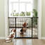Dog Gate Pressure Mount Adjustable 76828697101107 cm Black