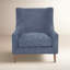 Fauteuil d'appoint rembourré à dossier haut Aurora-1979029725