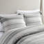 Rhodes Cotton Blend Striped Duvet Cover Set-419734767