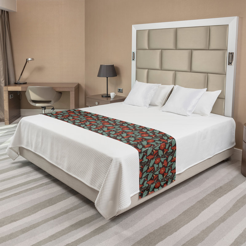 Multicolore chemin de lit Ambesonne, Grand lit