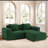 Modular Sofa Can Be Converted Into An Oversized Sofa Bed Free Conversion Sofa Set Flexible Configuration, Soft Corduroy Cloud Velvet Fabric Two Person Combination-446175882-454966334