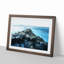 Giants Causeway in Bushmills in Abstract - Framed Print-55727114-55727113