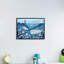Illustration d'un enfant sous-marin, requin-baleine - peinture-60025485-60025489