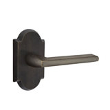 Lariat Flat Privacy (Bed & Bath) Door Lever with Arch Rosette