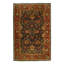 Barrucco Hand Knotted Area Rug in Navy Blue