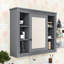 Armoire de rangement murale, armoire à pharmacie avec miroir et rangement dissimulé Viehmann-237464754