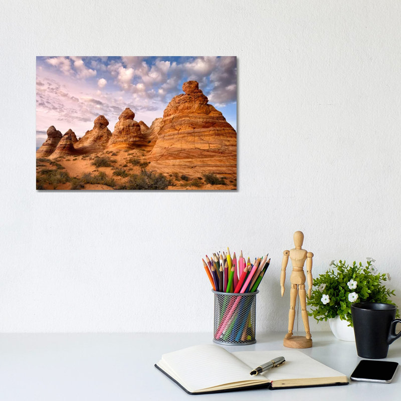 Arizona Peaks I by David Drost - Wrapped Canvas Print, 20.32 cm H x 30.48 cm W