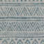 Tapis turquoise / gris tissé à la machine Tomas-1746377618