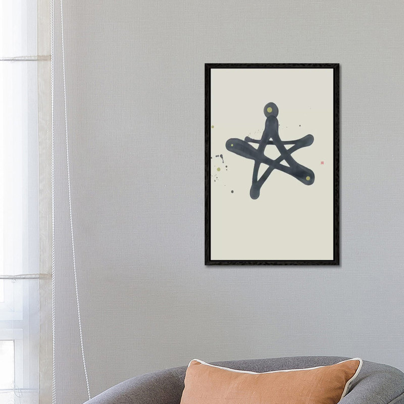 A New Star Is Born 1 Piece Wall Art on Canvas, 66.04 cm H x 45.72 cm W, Black Framed