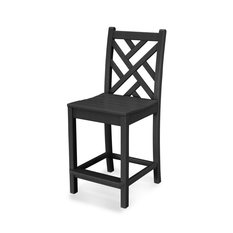 Chaise de comptoir Lakeside POLYWOOD Chippendale, Noir
