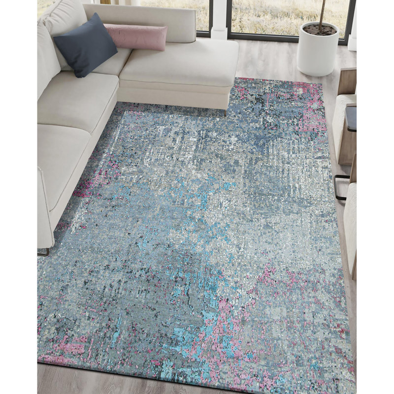 Abstract Area Rug, Rectangle 8' x 10'