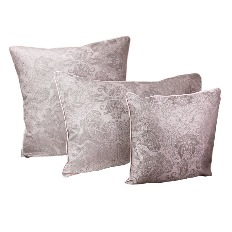 Grayone Cotton Damask Duvet Cover, 240 x 260 cm, Pink