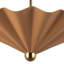 Furrow 25-in Red dimmable LED Pendant-1057308456-1057308457