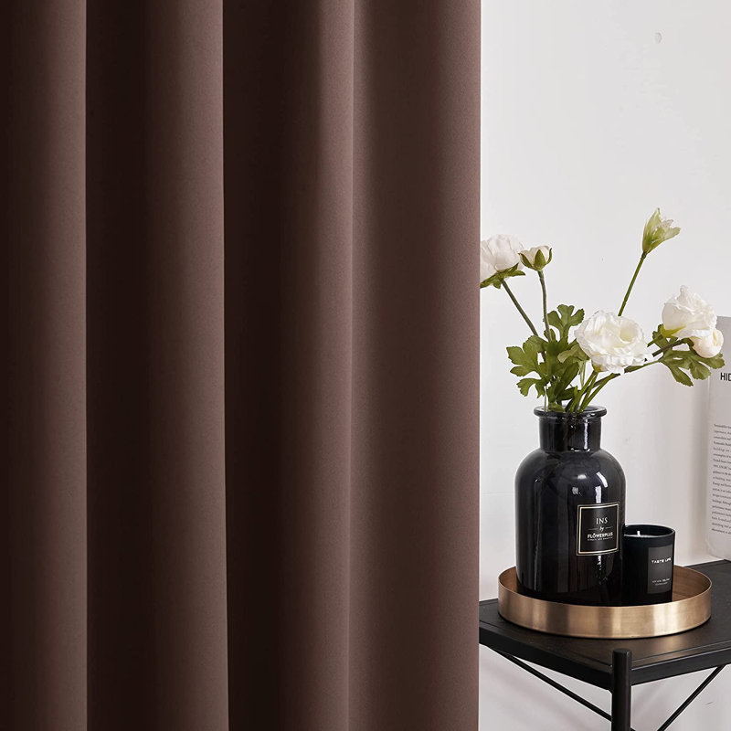 Darlington Room Darkening Curtain Pair, 52" W x 63" L, Turquoise