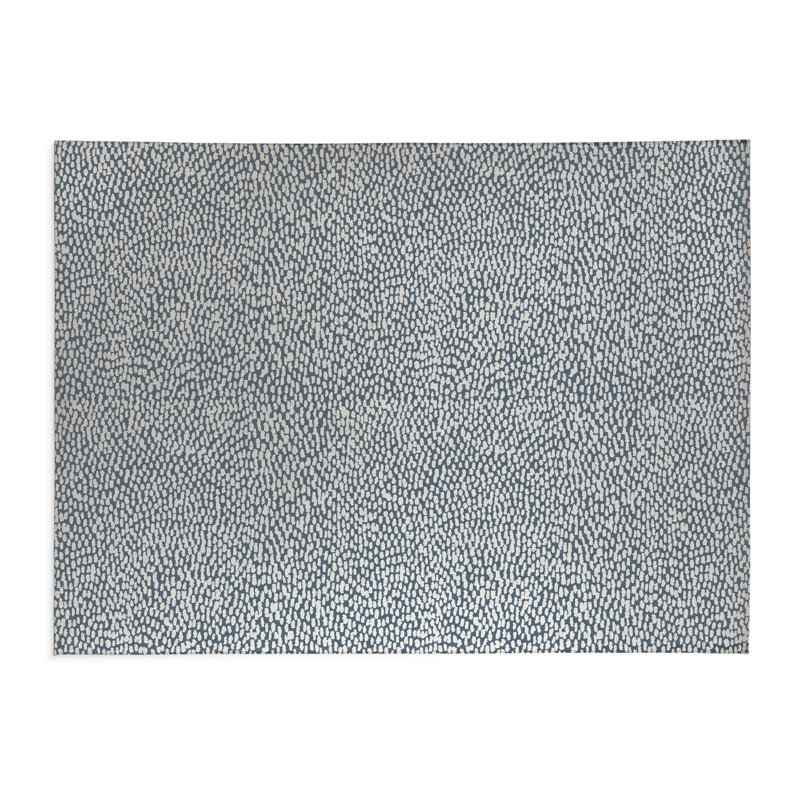 Twinkle Splat Lightweight Non-Slip Kitchen Mat, Rectangle 5' x 7', Blue