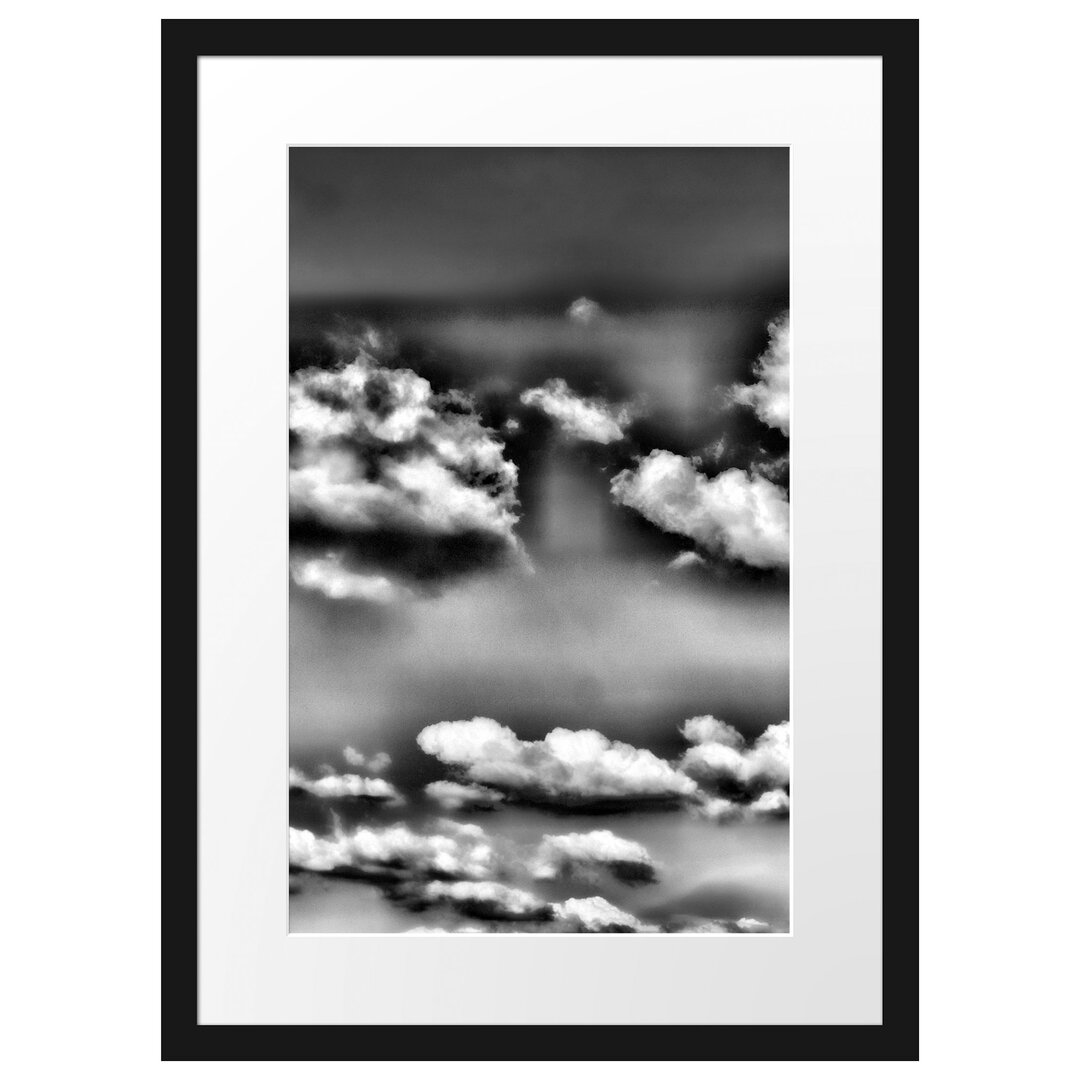 Gerahmtes Poster Wolken am blauen Himmel