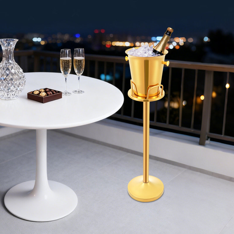 Stainless Steel Standing Ice Bucket