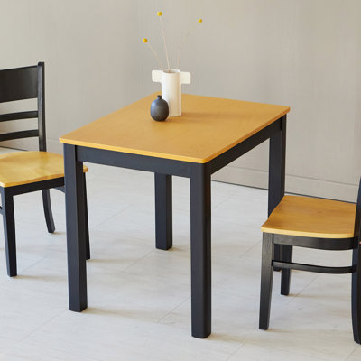 Charlynn Modern Farmhouse Small Rectangular Wooden Dining Table by Lark Manor