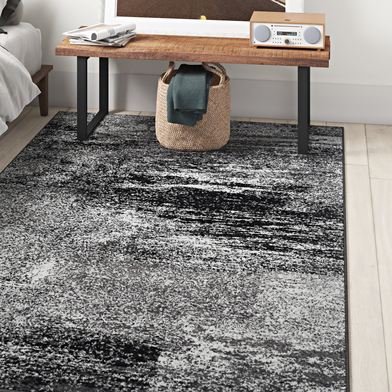 Gicelle Performance Abstract Rug, Rectangle 5'1" x 7'6"
