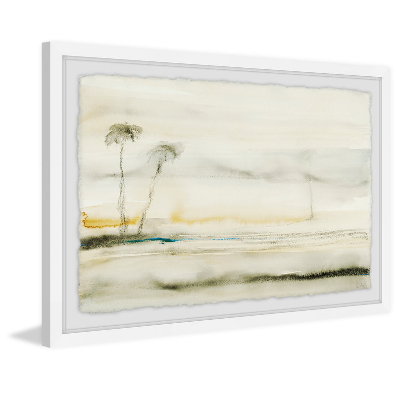 Solstice 9 by Marmont Hill - Single Picture Frame Painting, 20cm H x 30cm W , White Framed
