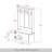 Logenita Hall Tree 39.96'' Wide with Bench-759948482