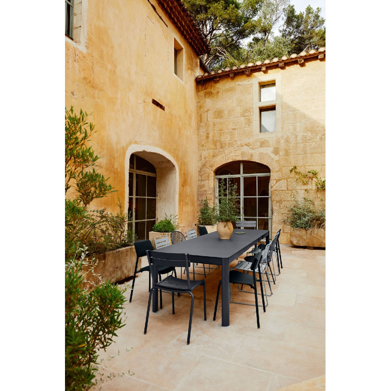 Luxembourg Outdoor Dining Armchair, Anthracite