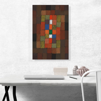 «Static - Dynamic Gradation 1923» par Paul Klee - reproduction d'art sur toile tendue