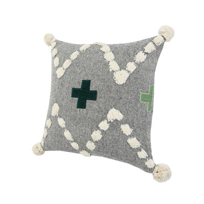 20" X 20" 100% Cotton Zippered Pillow
