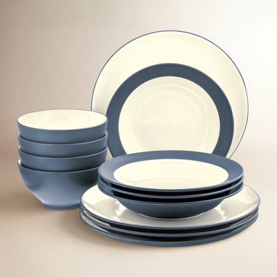 Colorwave Stoneware Dinnerware Set - Service for 4