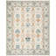 Tapis oriental en laine / coton touffeté à la main Vahakn - orange / ivoire / bleu-1934262919