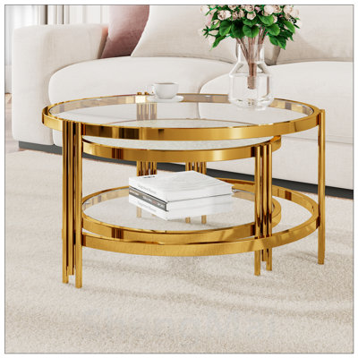 Ensemble de tables basses 2 pièces Modern Modern